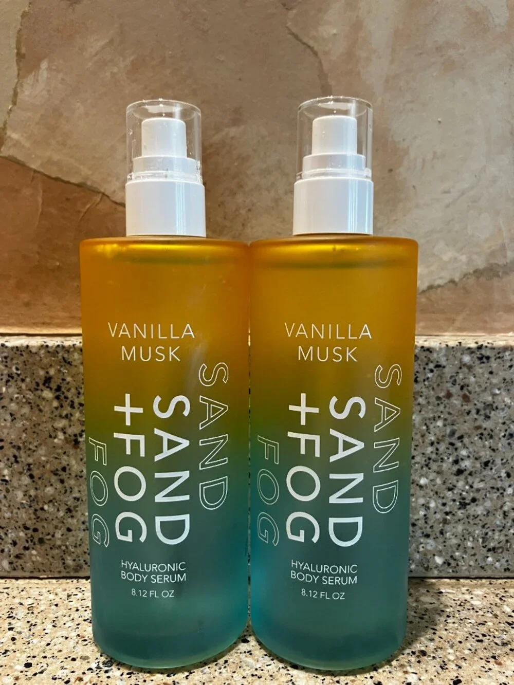 SAND + FOG Set of 2 Vanilla Musk Body Serums! NEW